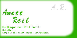 anett reil business card